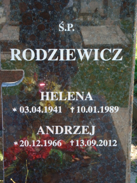 Grób Helena Rodziewicz