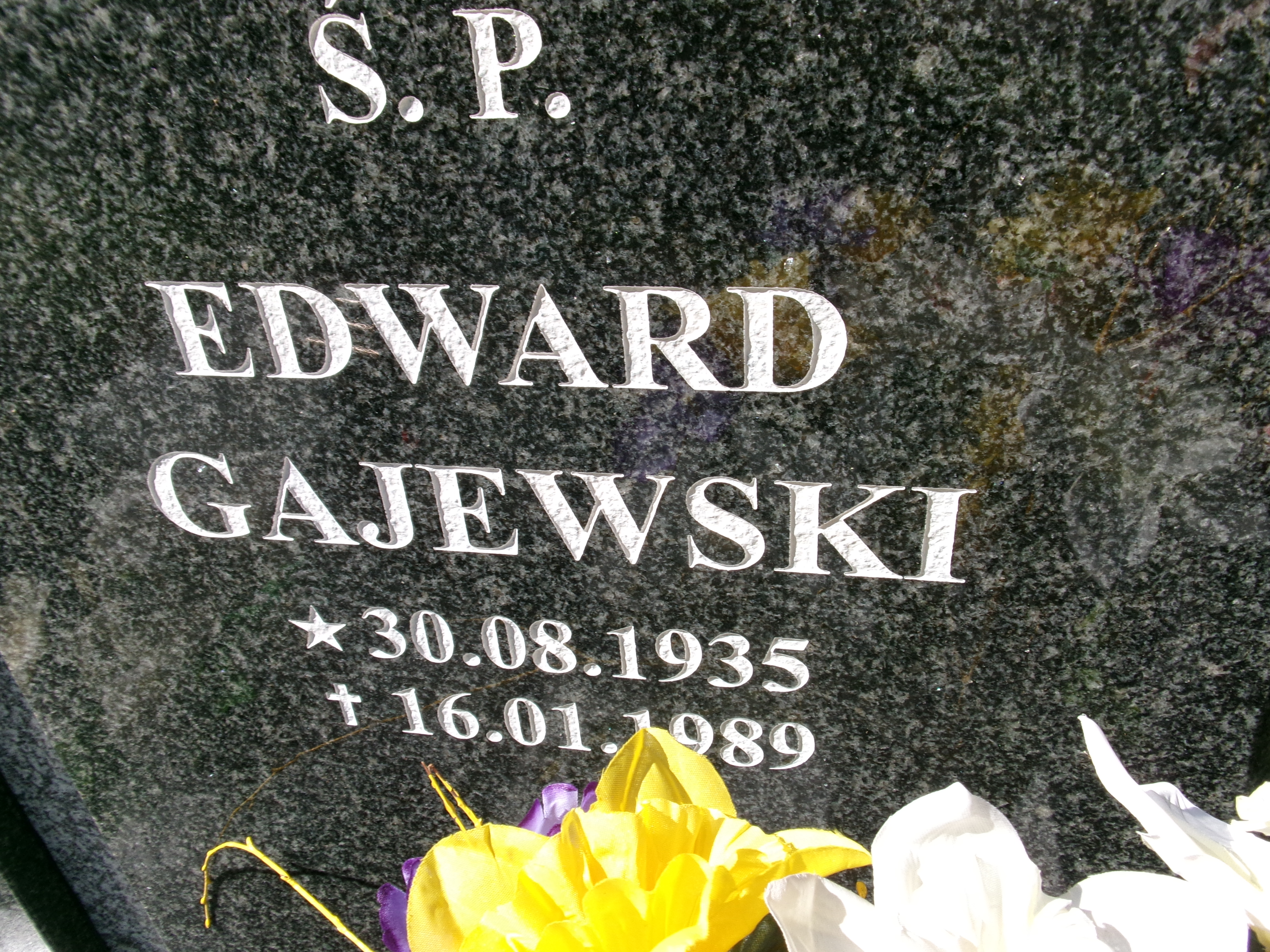 Edward Gajewski 1935 Elbląg - Grobonet - Wyszukiwarka osób pochowanych