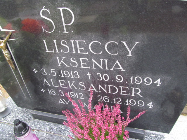 Aleksander Lisiecki 1912 Elbląg - Grobonet - Wyszukiwarka osób pochowanych