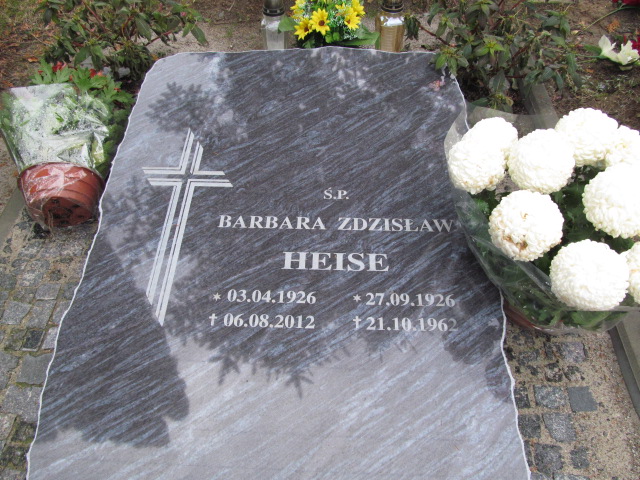 Barbara Heise 1926 Elbląg - Grobonet - Wyszukiwarka osób pochowanych