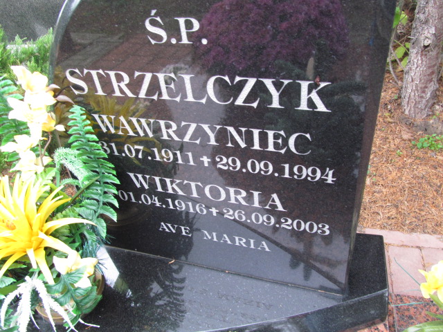 Wiktoria Strzelczyk 1916 Elbląg - Grobonet - Wyszukiwarka osób pochowanych