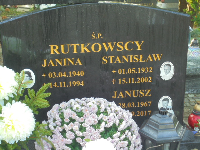 Janina Rutkowska 1940 Elbląg - Grobonet - Wyszukiwarka osób pochowanych