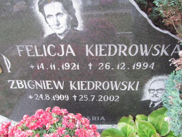 Felicja Kiedrowska 1921 Elbląg - Grobonet - Wyszukiwarka osób pochowanych