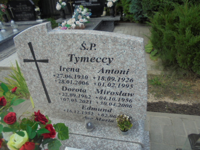 Antoni Tymecki 1926 Elbląg - Grobonet - Wyszukiwarka osób pochowanych