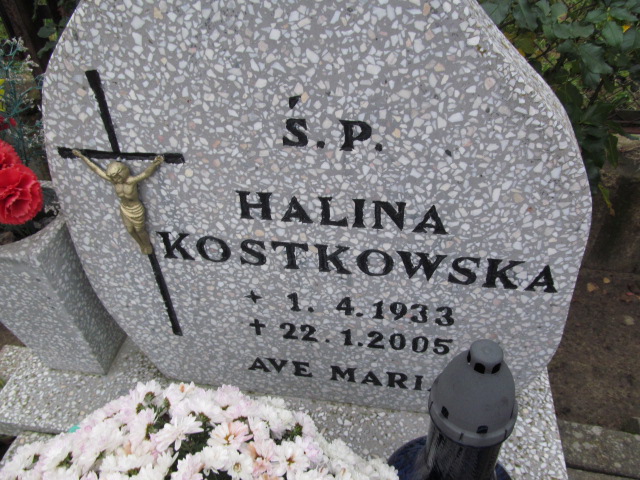 Halina Kostkowska 1933 Elbląg - Grobonet - Wyszukiwarka osób pochowanych