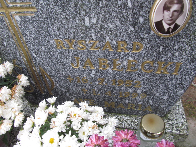 Ryszard Jabłecki 1952 Elbląg - Grobonet - Wyszukiwarka osób pochowanych