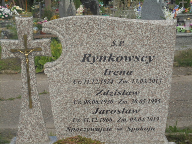 Jarosław   Zdzisław Rynkowski  1966 Elbląg - Grobonet - Wyszukiwarka osób pochowanych
