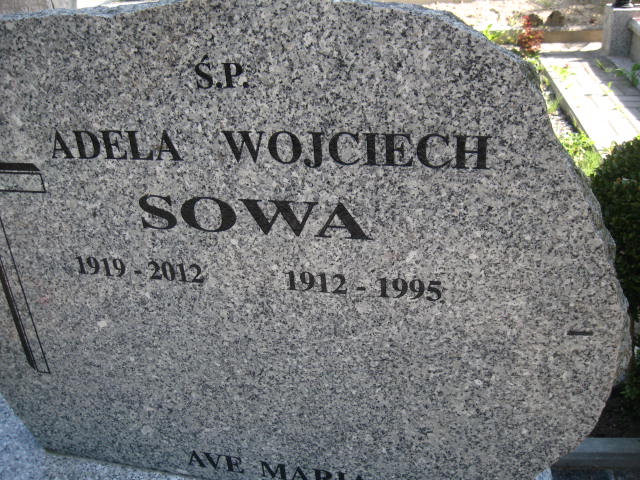 Adela Sowa 1919 Elbląg - Grobonet - Wyszukiwarka osób pochowanych