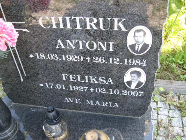 Antoni Chitruk 1929 Elbląg - Grobonet - Wyszukiwarka osób pochowanych