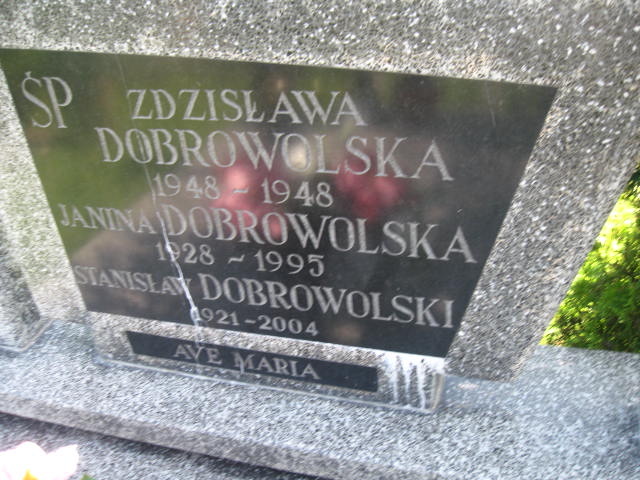 Janina Dobrowolska 1928 Elbląg - Grobonet - Wyszukiwarka osób pochowanych