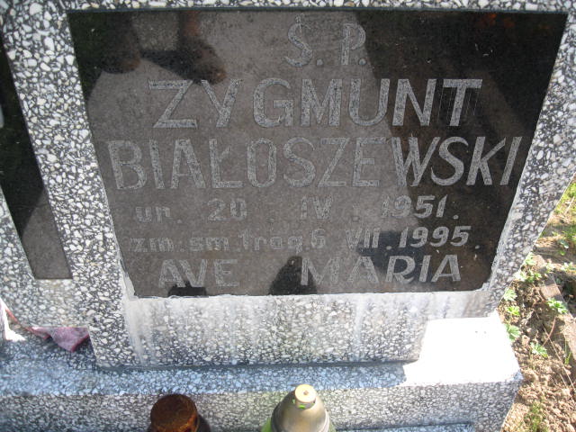 Zygmunt Białoszewski 1951 Elbląg - Grobonet - Wyszukiwarka osób pochowanych