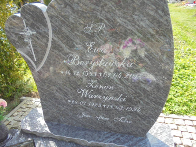 Ewa Borysławska   1953 Elbląg - Grobonet - Wyszukiwarka osób pochowanych