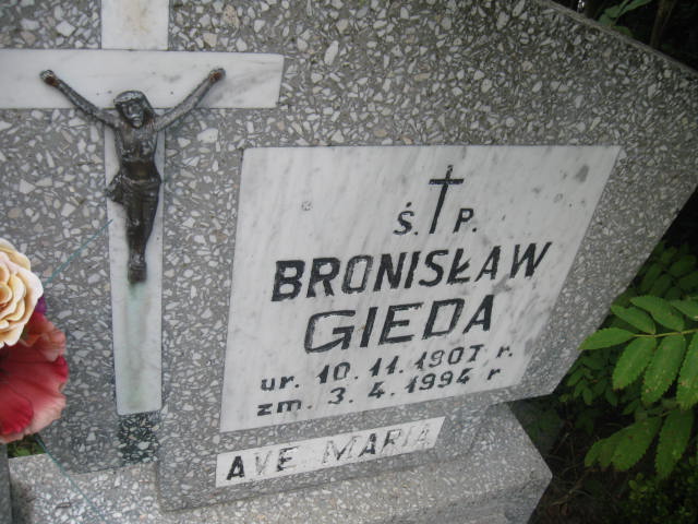 Bronisław Gieda 1907 Elbląg - Grobonet - Wyszukiwarka osób pochowanych