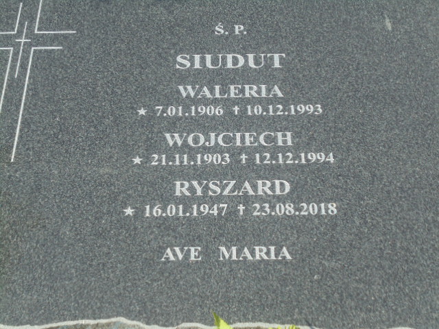 Ryszard   Michał Siudut 1947 Elbląg - Grobonet - Wyszukiwarka osób pochowanych