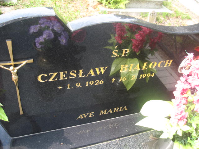 Bogdan Białoch 1957 Elbląg - Grobonet - Wyszukiwarka osób pochowanych