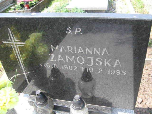 Marianna Zamojska 1902 Elbląg - Grobonet - Wyszukiwarka osób pochowanych