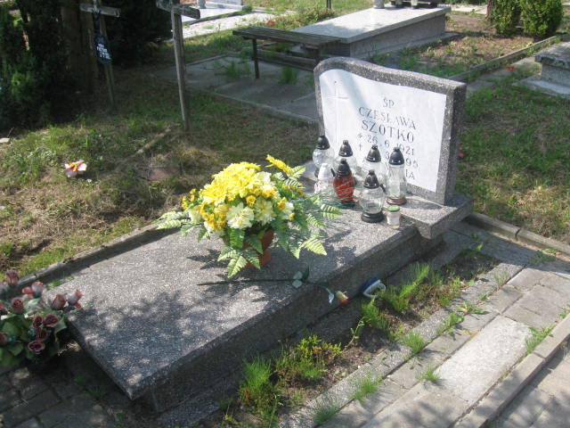 Grób Czesława Szotko