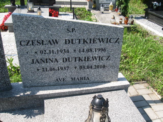 Janina Dutkiewicz 1937 Elbląg - Grobonet - Wyszukiwarka osób pochowanych