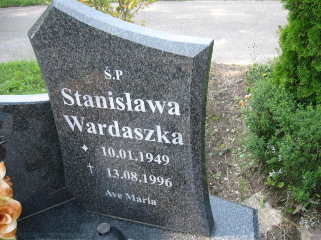 Stanisława Wardaszka 1949 Elbląg - Grobonet - Wyszukiwarka osób pochowanych