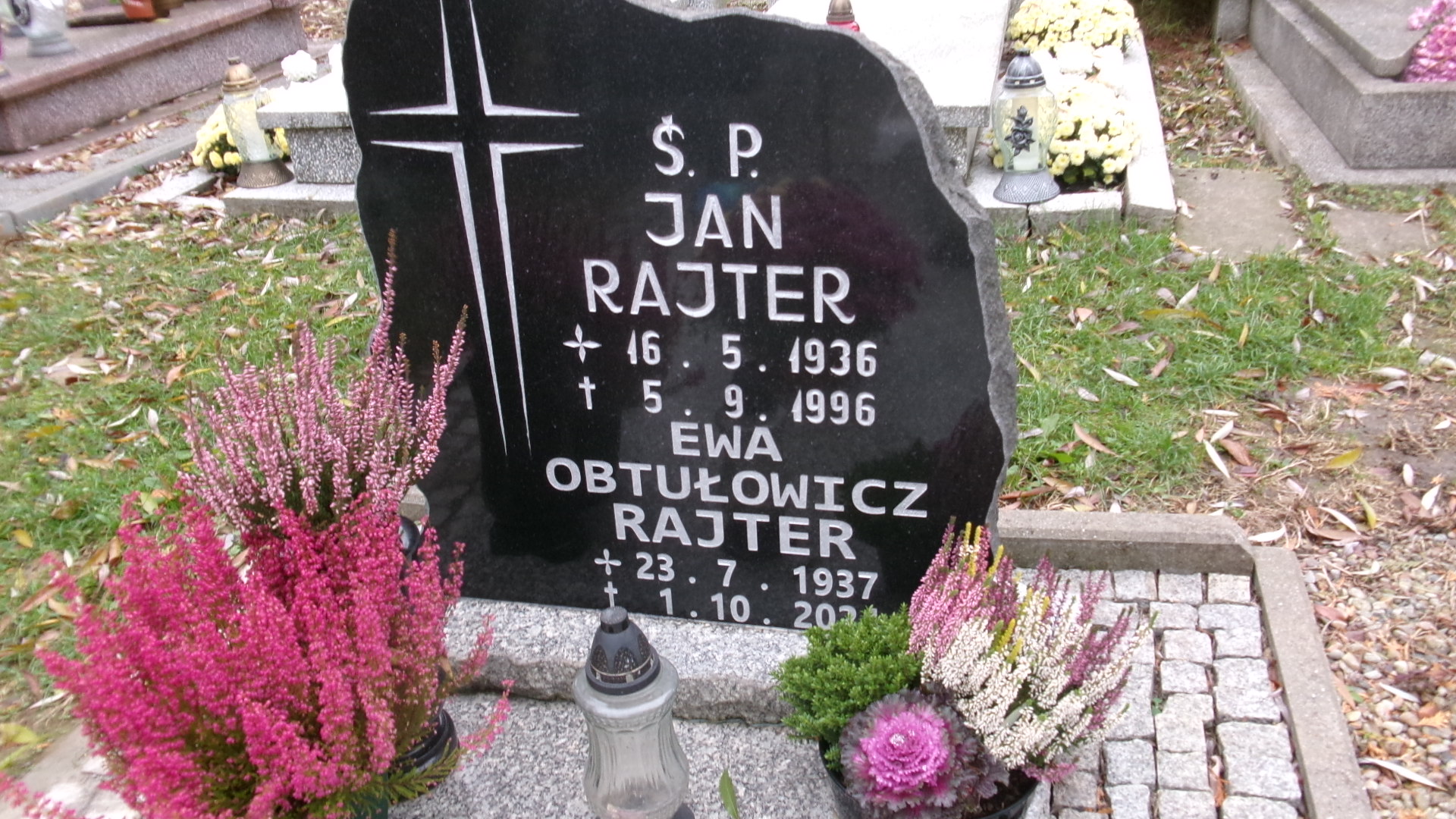 Ewa Obtułowicz-Rajter 1937 Elbląg - Grobonet - Wyszukiwarka osób pochowanych