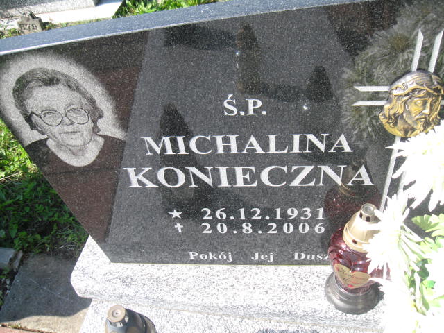 Michalina Konieczna 1931 Elbląg - Grobonet - Wyszukiwarka osób pochowanych