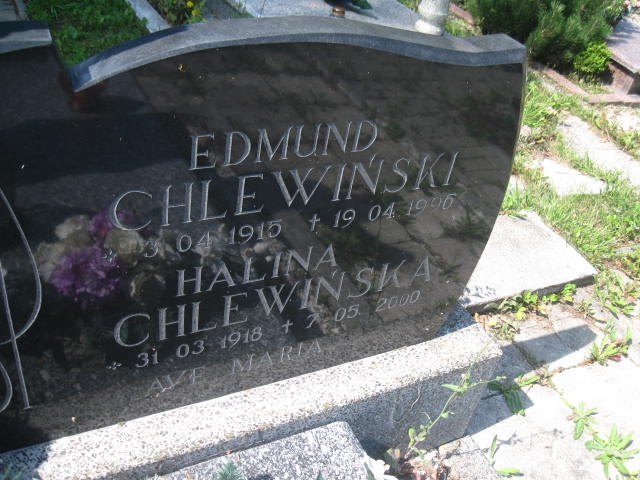 Edmund Chlewiński 1915 Elbląg - Grobonet - Wyszukiwarka osób pochowanych