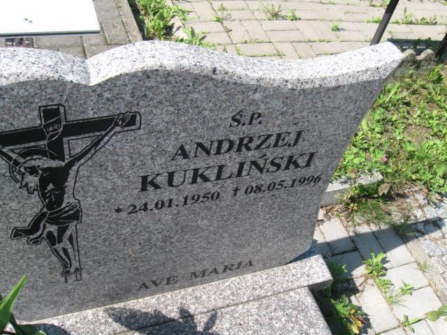 Andrzej Kukliński 1950 Elbląg - Grobonet - Wyszukiwarka osób pochowanych