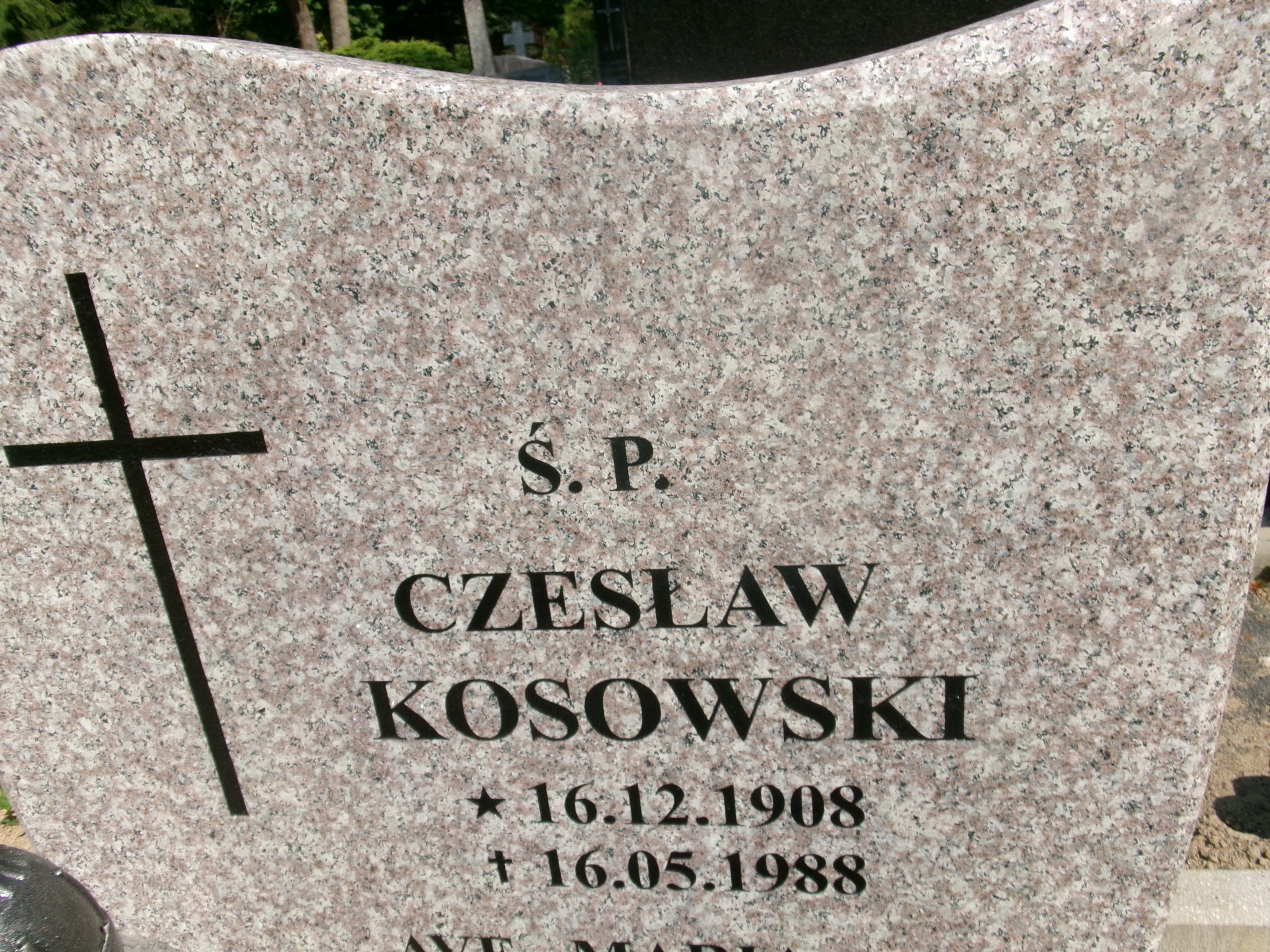 Czesław Kosowski 1908 Elbląg - Grobonet - Wyszukiwarka osób pochowanych