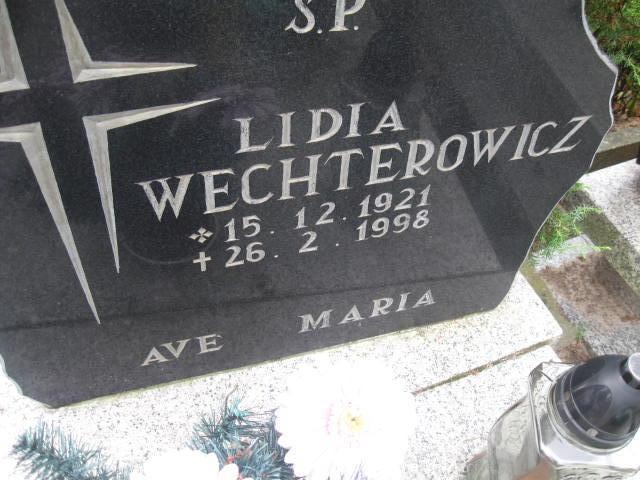 Lidia Wechterowicz 1921 Elbląg - Grobonet - Wyszukiwarka osób pochowanych