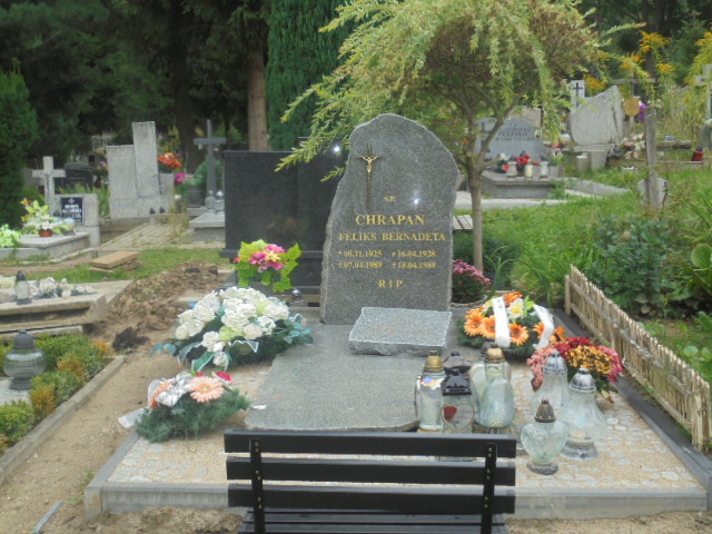 Grób Bernadetta Chrapan