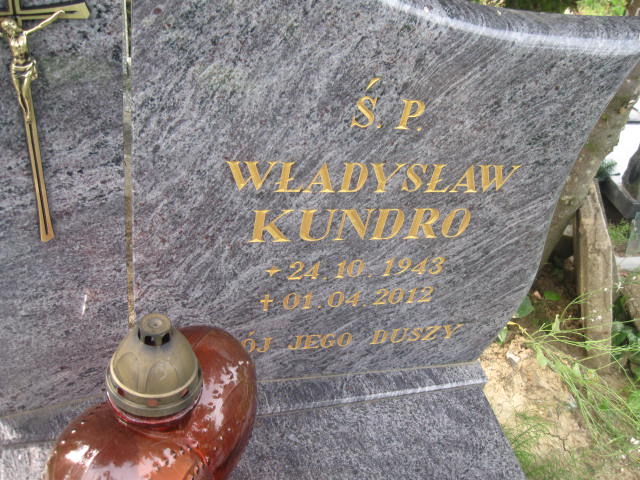 Władysław Kundro 1943 Elbląg - Grobonet - Wyszukiwarka osób pochowanych