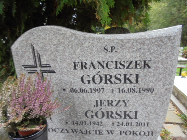Franciszek Górski 1907 Elbląg - Grobonet - Wyszukiwarka osób pochowanych