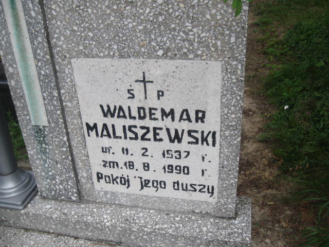 Waldemar Maliszewski 1937 Elbląg - Grobonet - Wyszukiwarka osób pochowanych