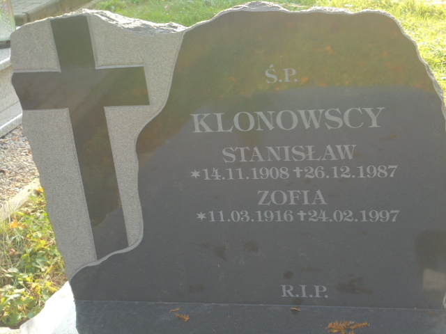 Stanisław Klonowski 1908 Elbląg - Grobonet - Wyszukiwarka osób pochowanych