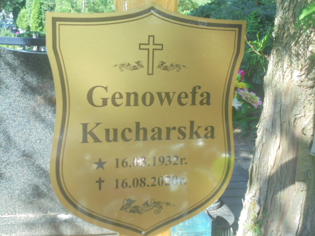 Genowefa Kucharska 1932 Elbląg - Grobonet - Wyszukiwarka osób pochowanych
