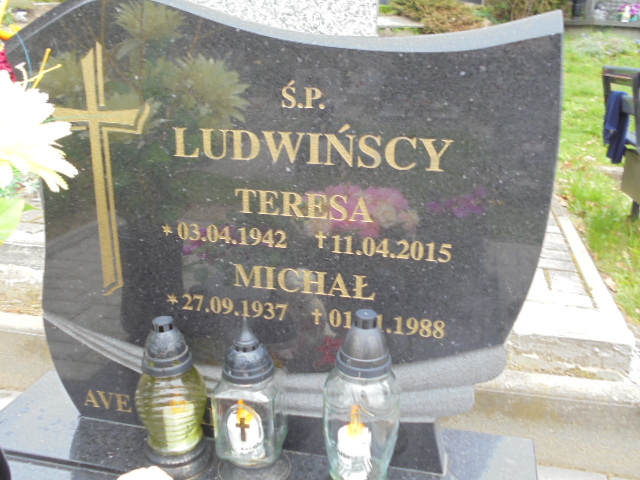 Teresa Ludwińska 1942 Elbląg - Grobonet - Wyszukiwarka osób pochowanych