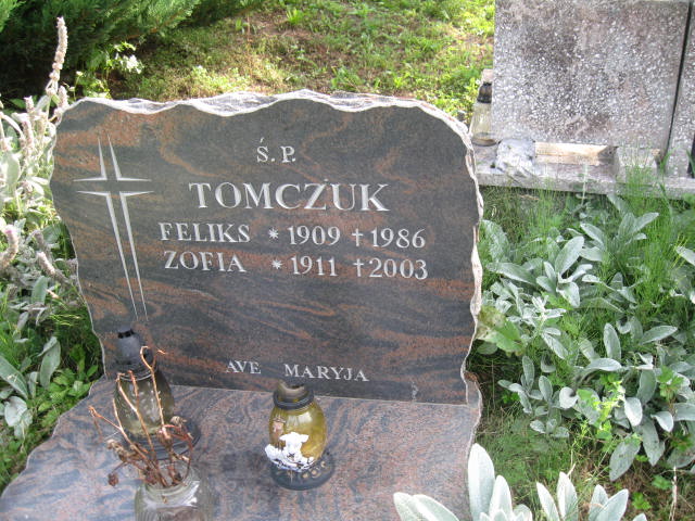 Zofia Tomczuk 1911 Elbląg - Grobonet - Wyszukiwarka osób pochowanych