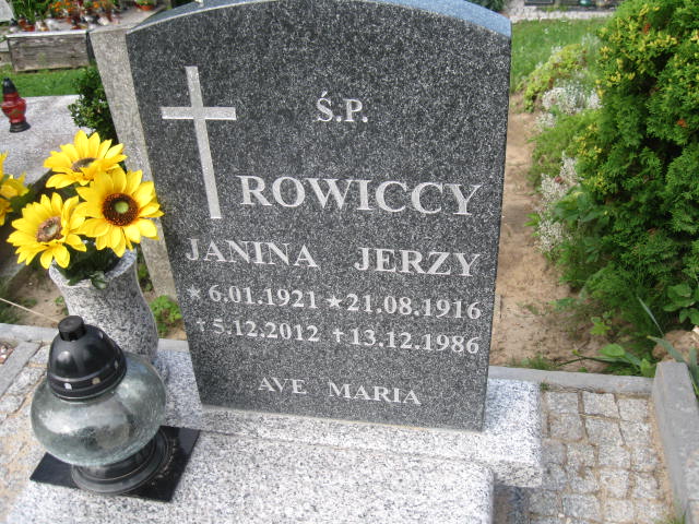 Jerzy Rowicki 1916 Elbląg - Grobonet - Wyszukiwarka osób pochowanych