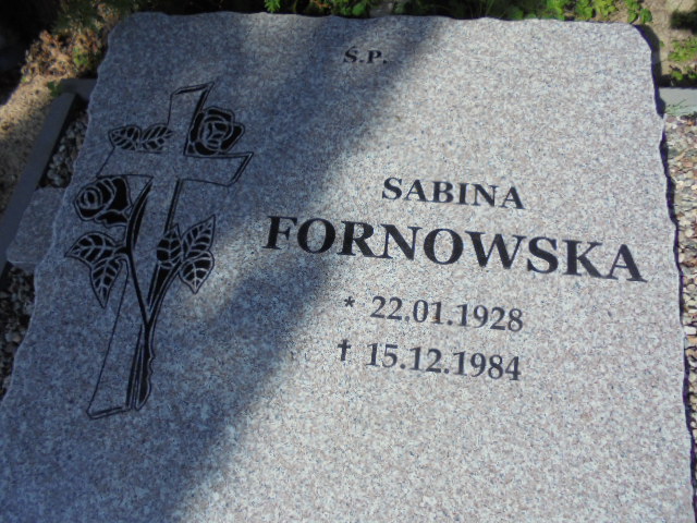 Sabina Fornowska 1928 Elbląg - Grobonet - Wyszukiwarka osób pochowanych