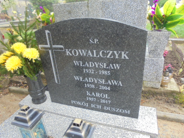 Władysław Kowalczyk 1932 Elbląg - Grobonet - Wyszukiwarka osób pochowanych