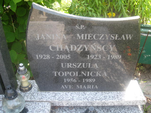 Mieczysław Chądzyński 1923 Elbląg - Grobonet - Wyszukiwarka osób pochowanych