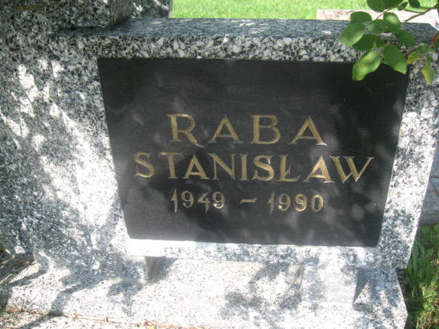 Stanisław Raba 1949 Elbląg - Grobonet - Wyszukiwarka osób pochowanych