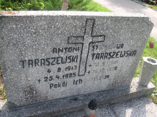 Stanisława Taraszewska 1916 Elbląg - Grobonet - Wyszukiwarka osób pochowanych