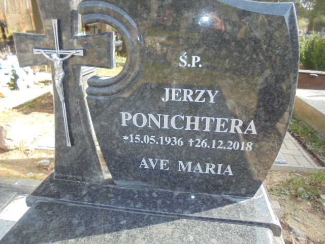 Jerzy Ponichtera 1936 Elbląg - Grobonet - Wyszukiwarka osób pochowanych
