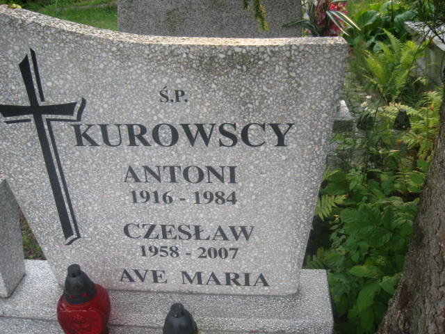 Antoni Kurowski 1916 Elbląg - Grobonet - Wyszukiwarka osób pochowanych