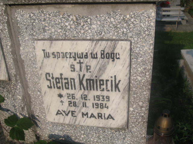 Stefan Kmiecik 1939 Elbląg - Grobonet - Wyszukiwarka osób pochowanych