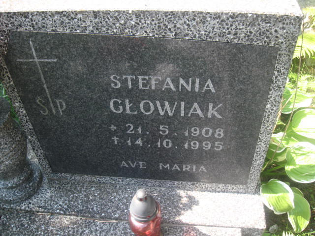 Stefania Głowiak 1908 Elbląg - Grobonet - Wyszukiwarka osób pochowanych