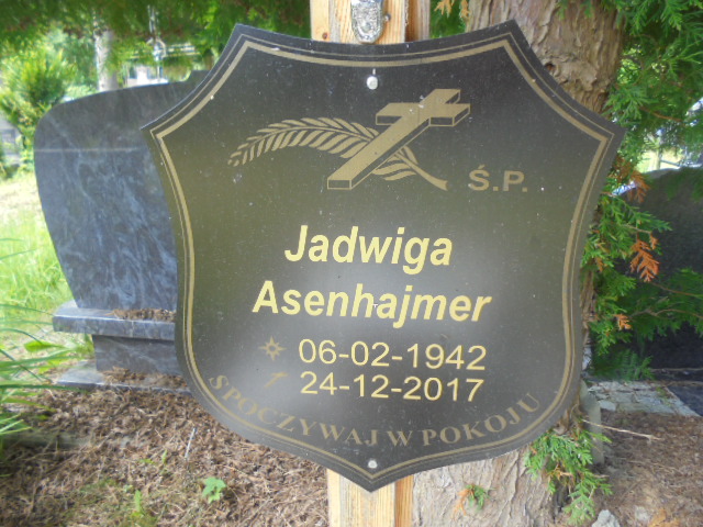 Jadwiga Asenhajmer 1942 Elbląg - Grobonet - Wyszukiwarka osób pochowanych