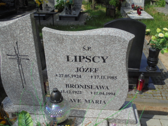 Bronisława Lipska 1922 Elbląg - Grobonet - Wyszukiwarka osób pochowanych