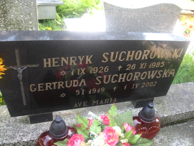 Gertruda Suchorowska 1919 Elbląg - Grobonet - Wyszukiwarka osób pochowanych